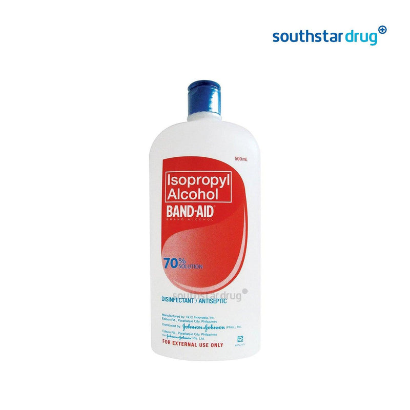 Band Aid Non - Drying 70% Cleansing Solution 500ml Alcohol - Southstar Drug