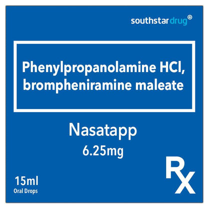 Rx: Nasatapp 6.25mg 15ml Oral Drops - Southstar Drug