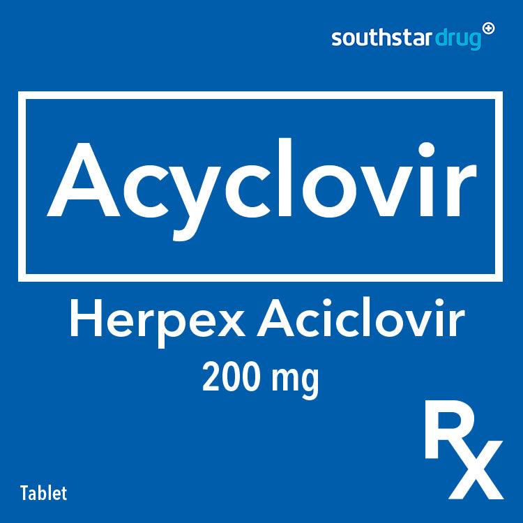 Aciclovir 200 mg tablets