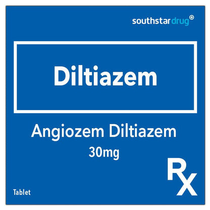 Rx: Angiozem Diltiazem 30mg Tablet - Southstar Drug