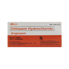 Rx: Angiozem Diltiazem 60mg Tablet