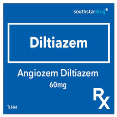 Rx: Angiozem Diltiazem 60mg Tablet