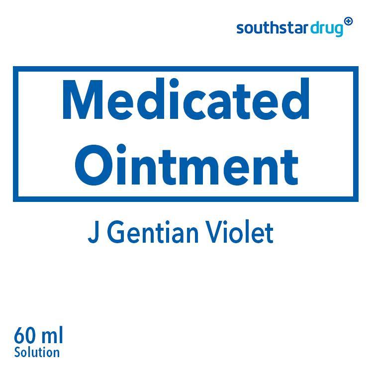 J Gentian Violet 60ml Solution - Southstar Drug