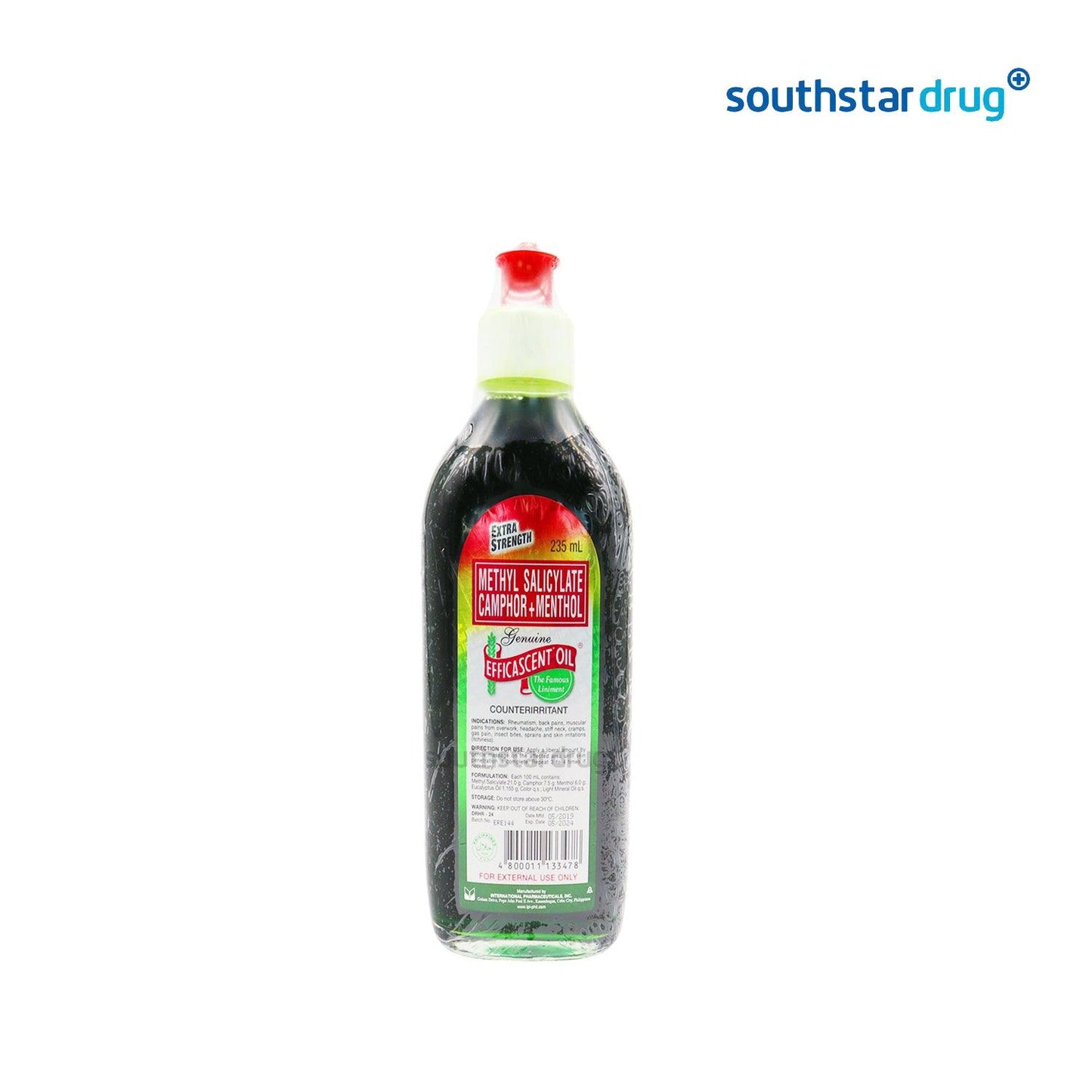 Efficascent Oil Extra Strength 235ml - Southstar Drug