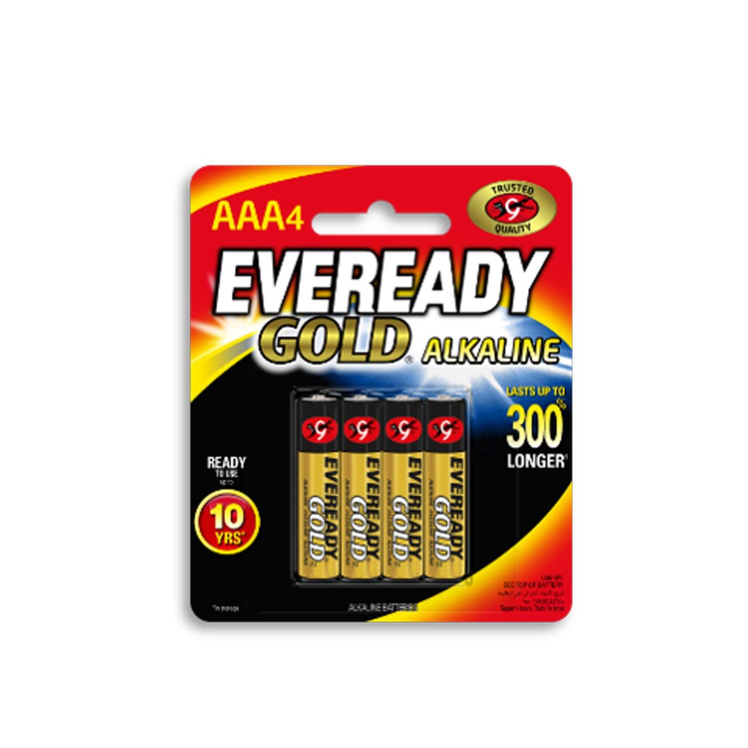 Eveready Gold Alkaline AAA 4 - Southstar Drug