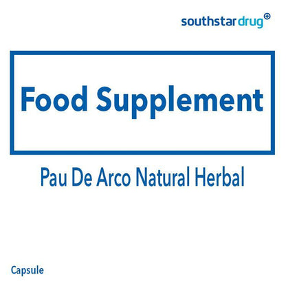 Pau De Arco Natural Herbal Capsule - 20s - Southstar Drug