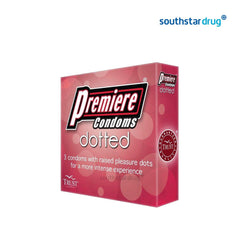 Premiere Dotted Condoms - 3s - Southstar Drug