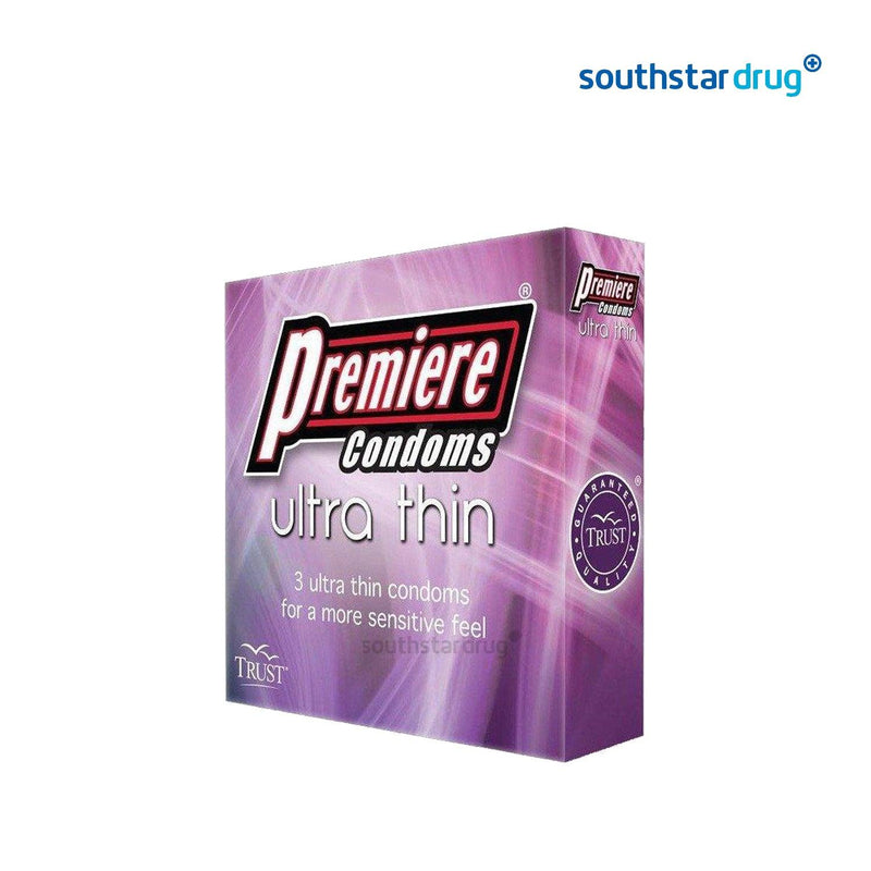 Premiere Ultra Thin Condoms - 3s - Southstar Drug