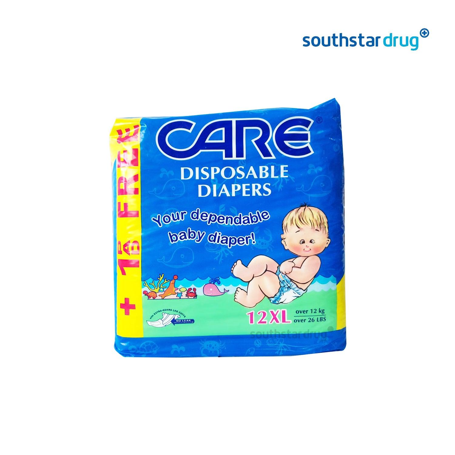 Buy Care Diaper XL 12s Online Southstar Drug