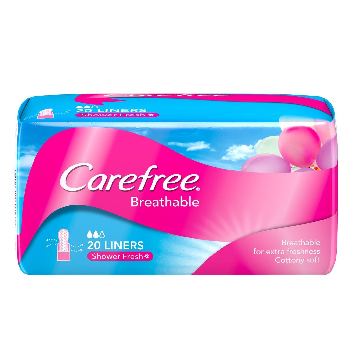 Carefree Breathable Scented Panty liner - 20s - Southstar Drug