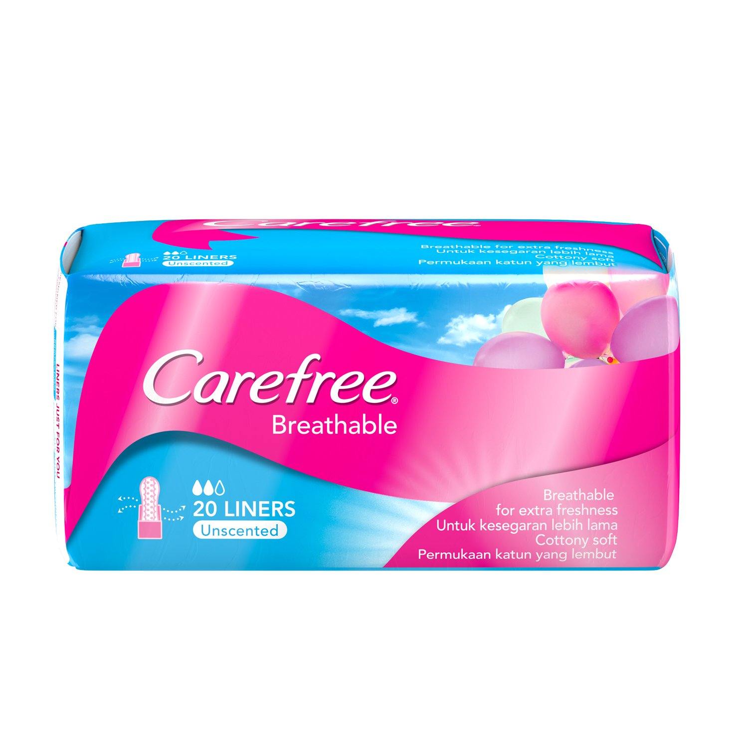 Carefree Breathable Unscented Panty Liner - Southstar Drug