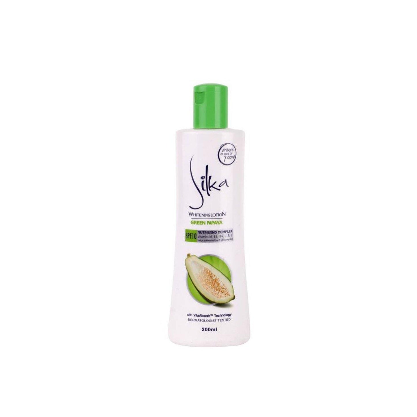 Silka Lotion Green Papaya 200ml - Southstar Drug