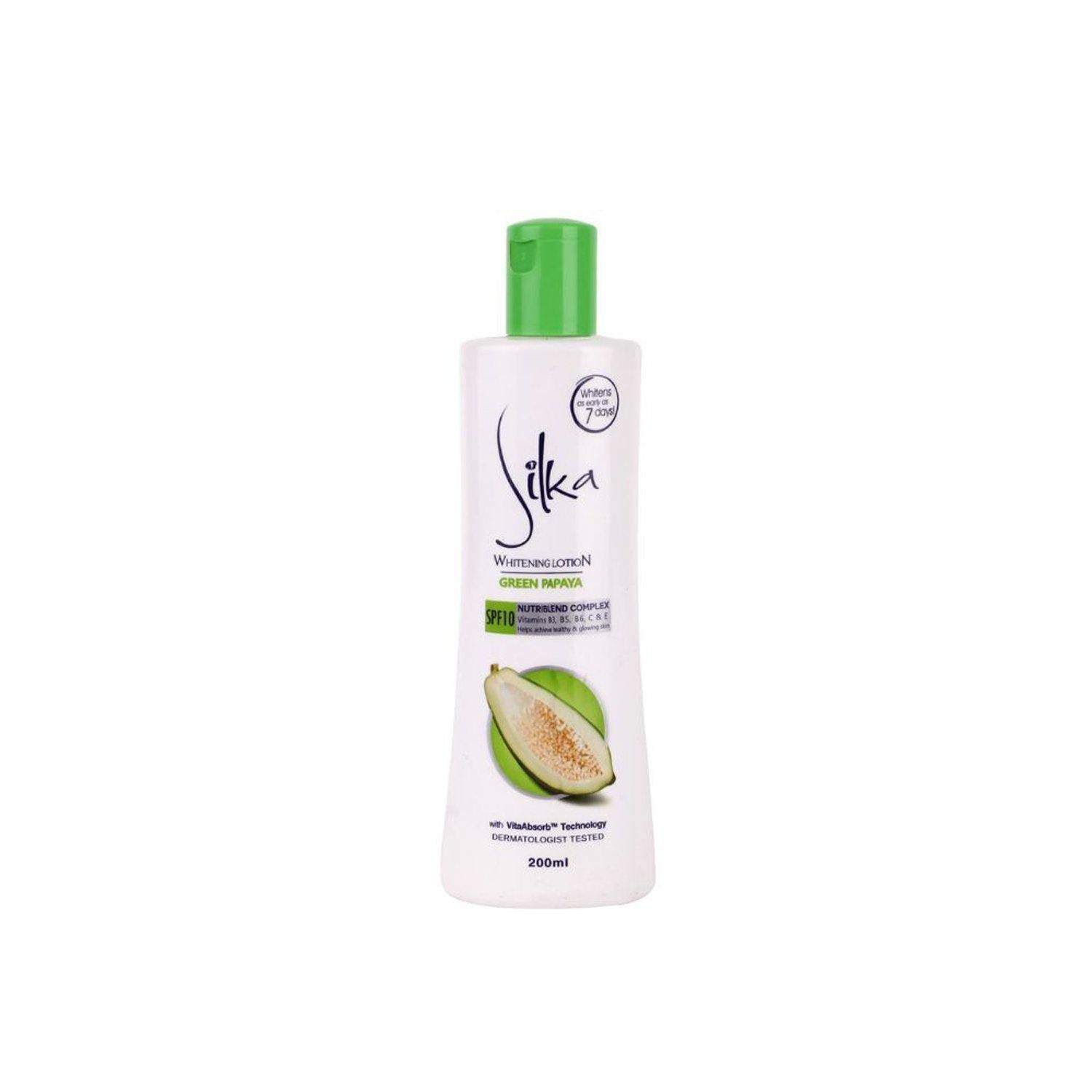 Silka Lotion Green Papaya 200ml - Southstar Drug