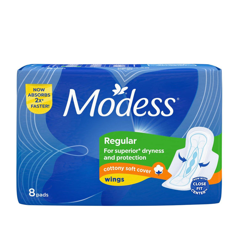 Modess Napkin Soft Maxi with Wings - 8s - Southstar Drug