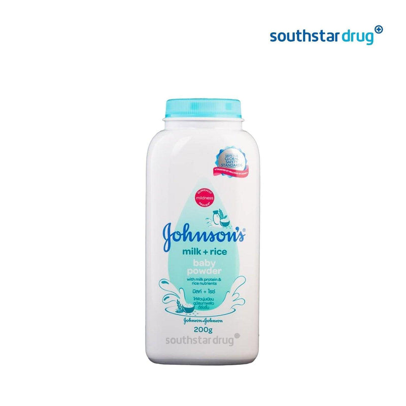 Johnson's Baby Powder Milk Plus Rice 200 g - Southstar Drug