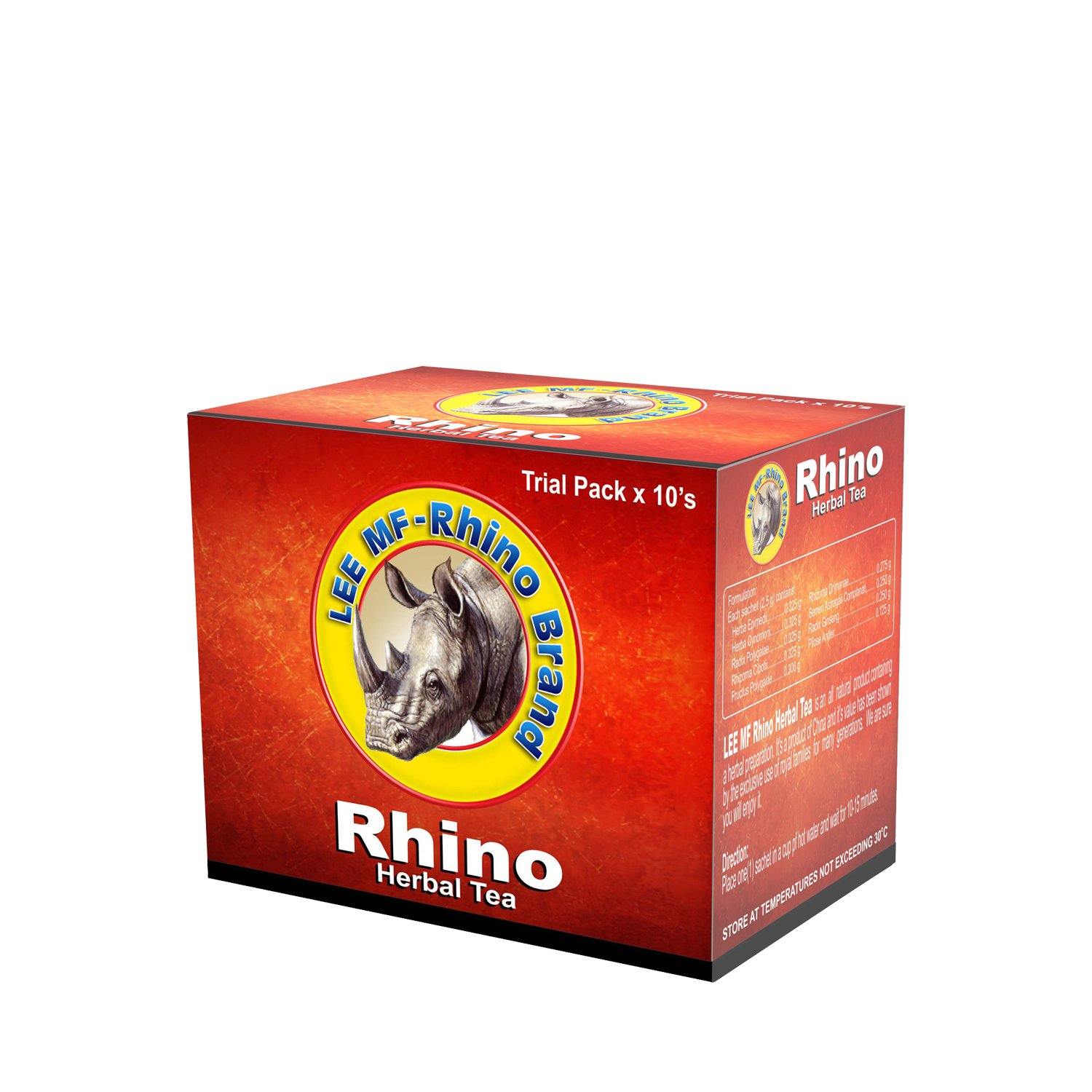 Lee MF Rhino Herbal Tea 2.5 g 10 Tea Bags - Southstar Drug