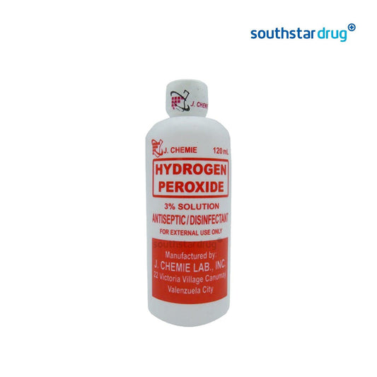 J Hydrogen Peroxide 10 v 120ml Solution - Southstar Drug