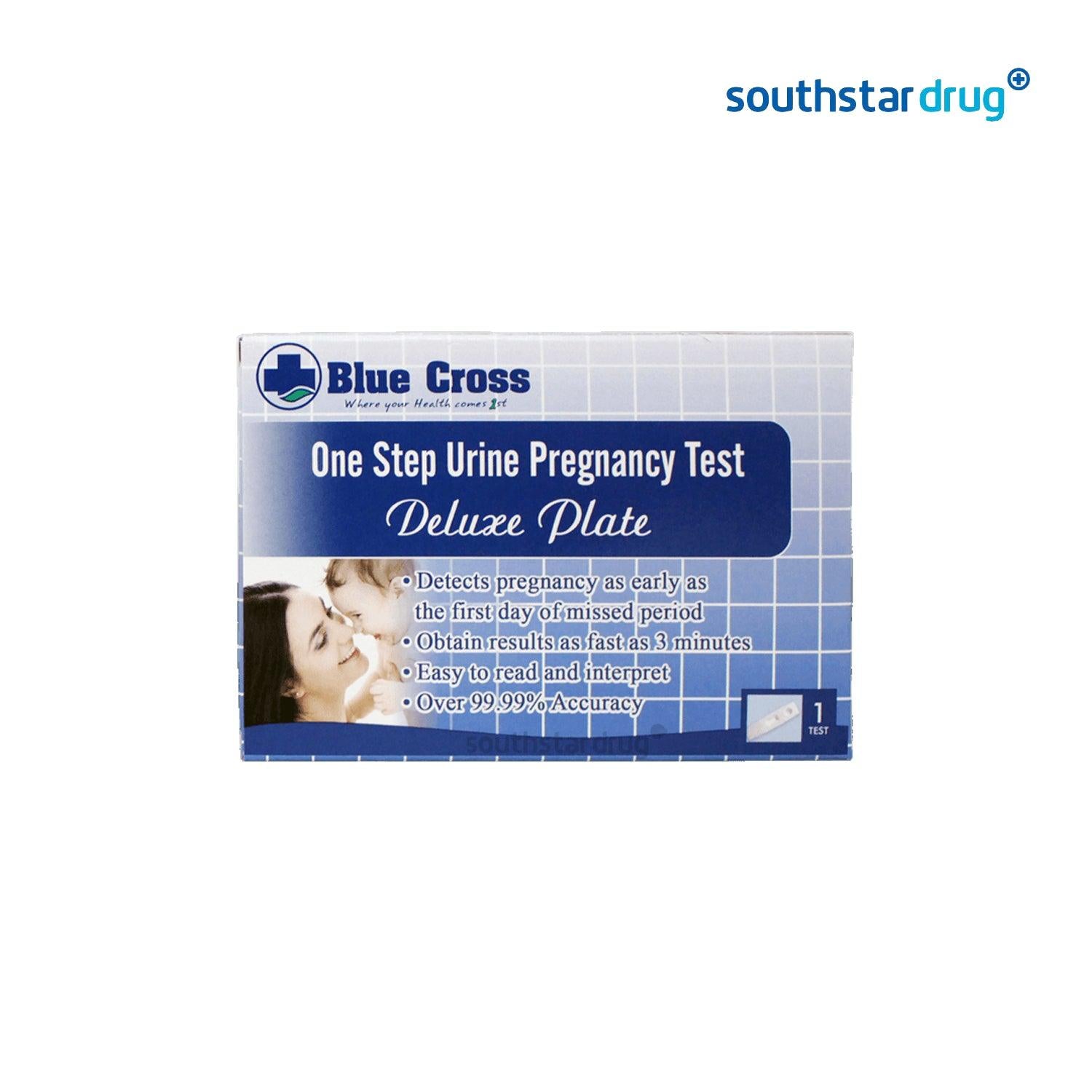 Blue Cross Pregnancy Test Deluxe Plate - Southstar Drug