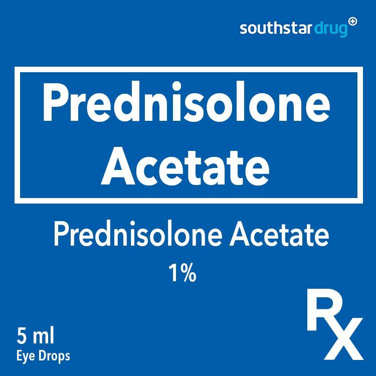 Rx: Prednisolone Acetate 1% 5ml Eye Drops - Southstar Drug