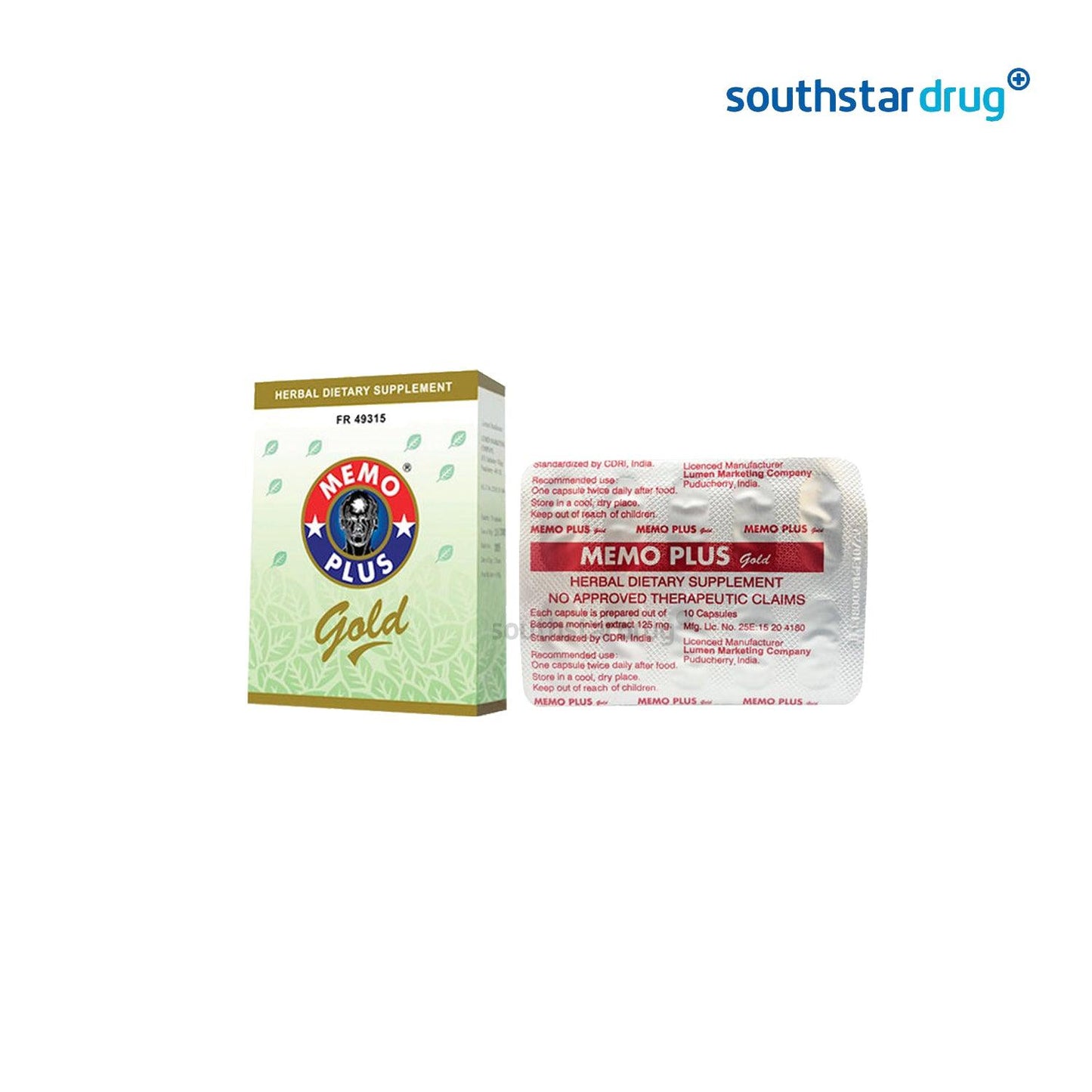 Memo Plus Gold Capsule - 30s - Southstar Drug