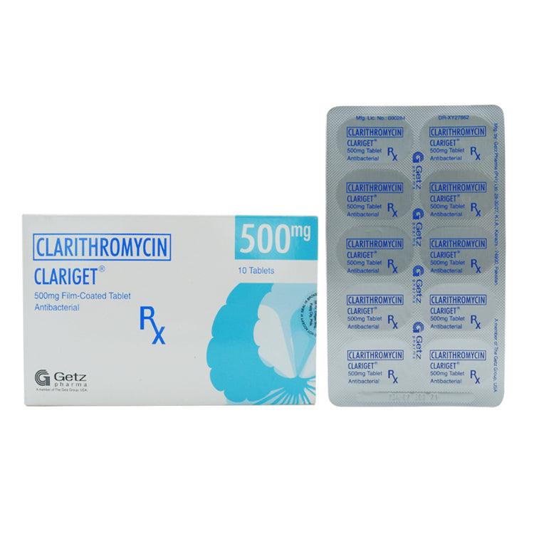 Rx: Clariget 500mg Tablet - Southstar Drug