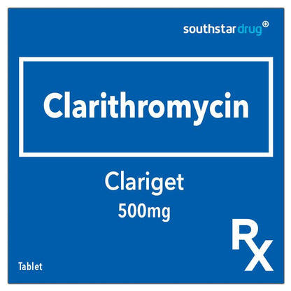 Rx: Clariget 500mg Tablet - Southstar Drug