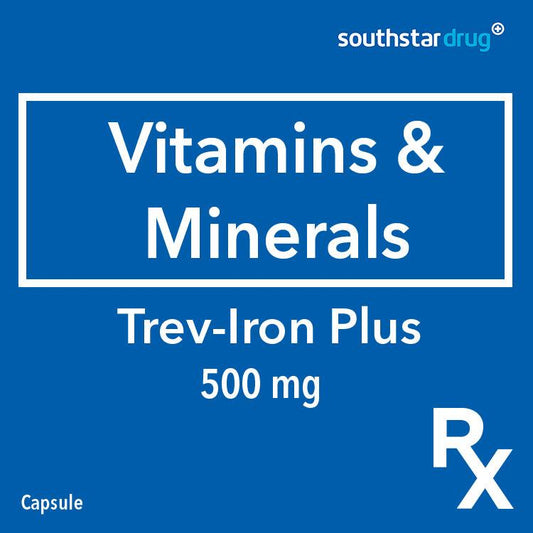 Rx: Trev - Iron Plus 500mg Capsule - Southstar Drug