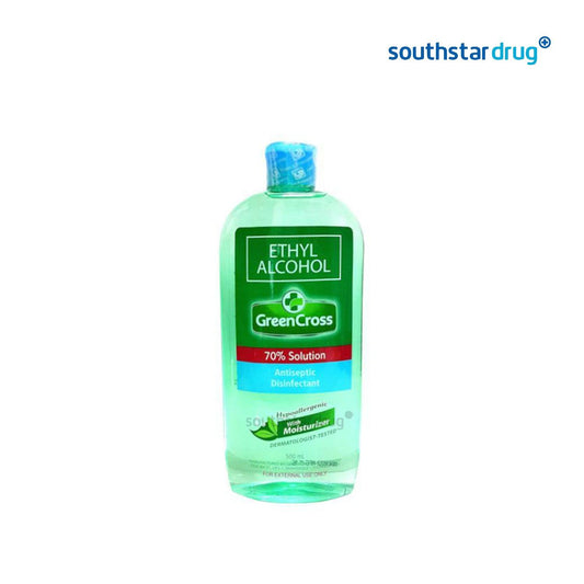 Green Cross 70% Ethyl Alcohol 500ml - Southstar Drug