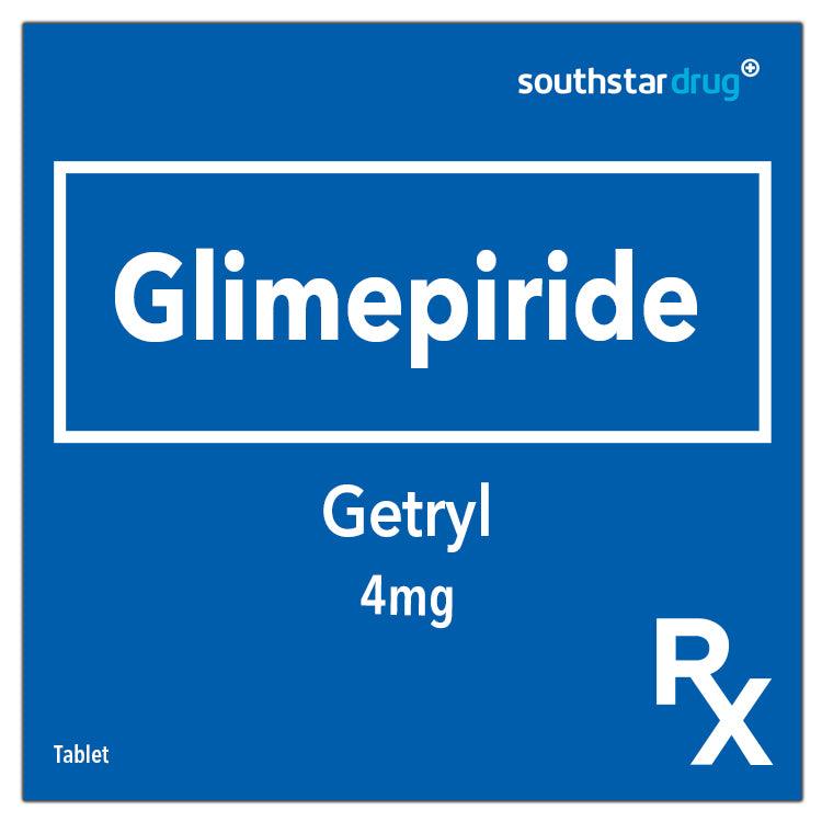 Rx: Getryl 4mg Tablet - Southstar Drug