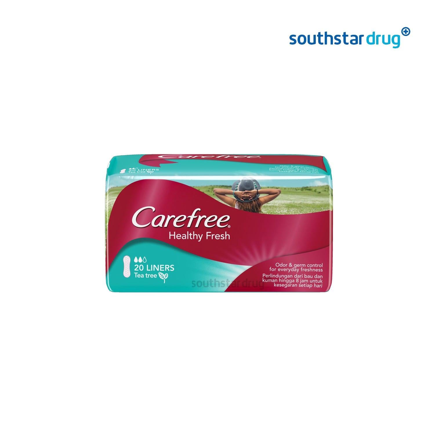 Carefree Healthy Fresh Panty Liner - 20s - Southstar Drug