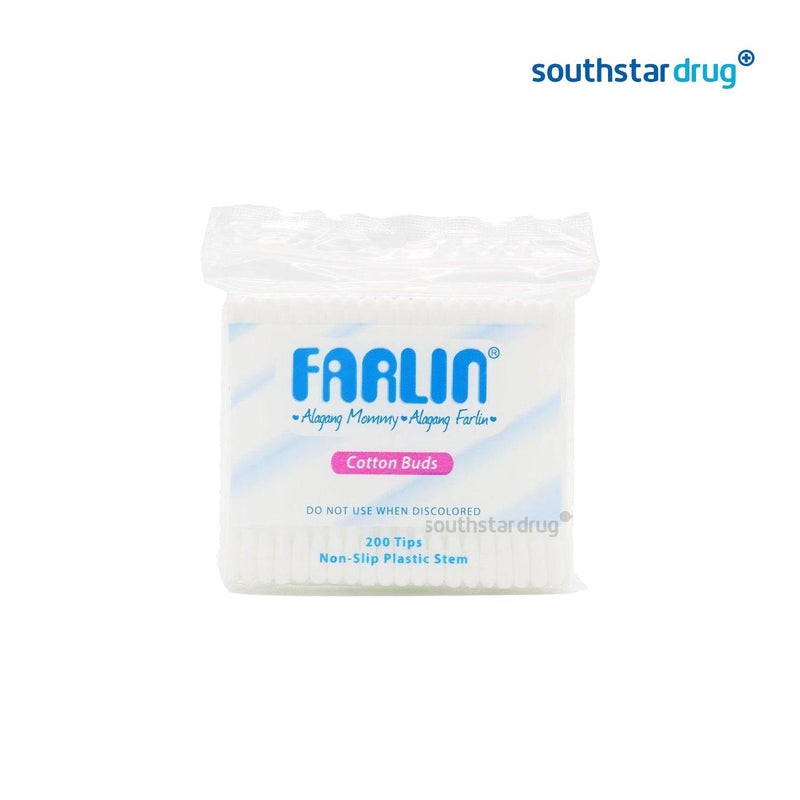 Farlin Cotton Buds Plastic White 200 Tips - Southstar Drug