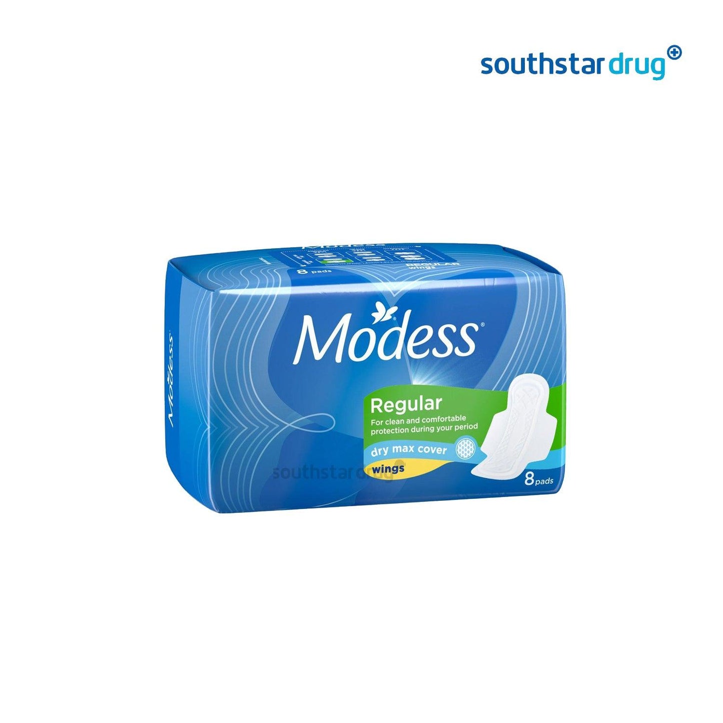 Modess Dry Max Cover with Wings Napkin - 8s - Southstar Drug