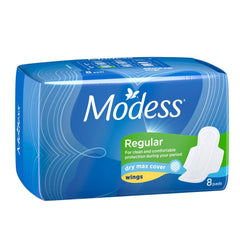 Modess Dry Max Cover with Wings Napkin - 8s - Southstar Drug