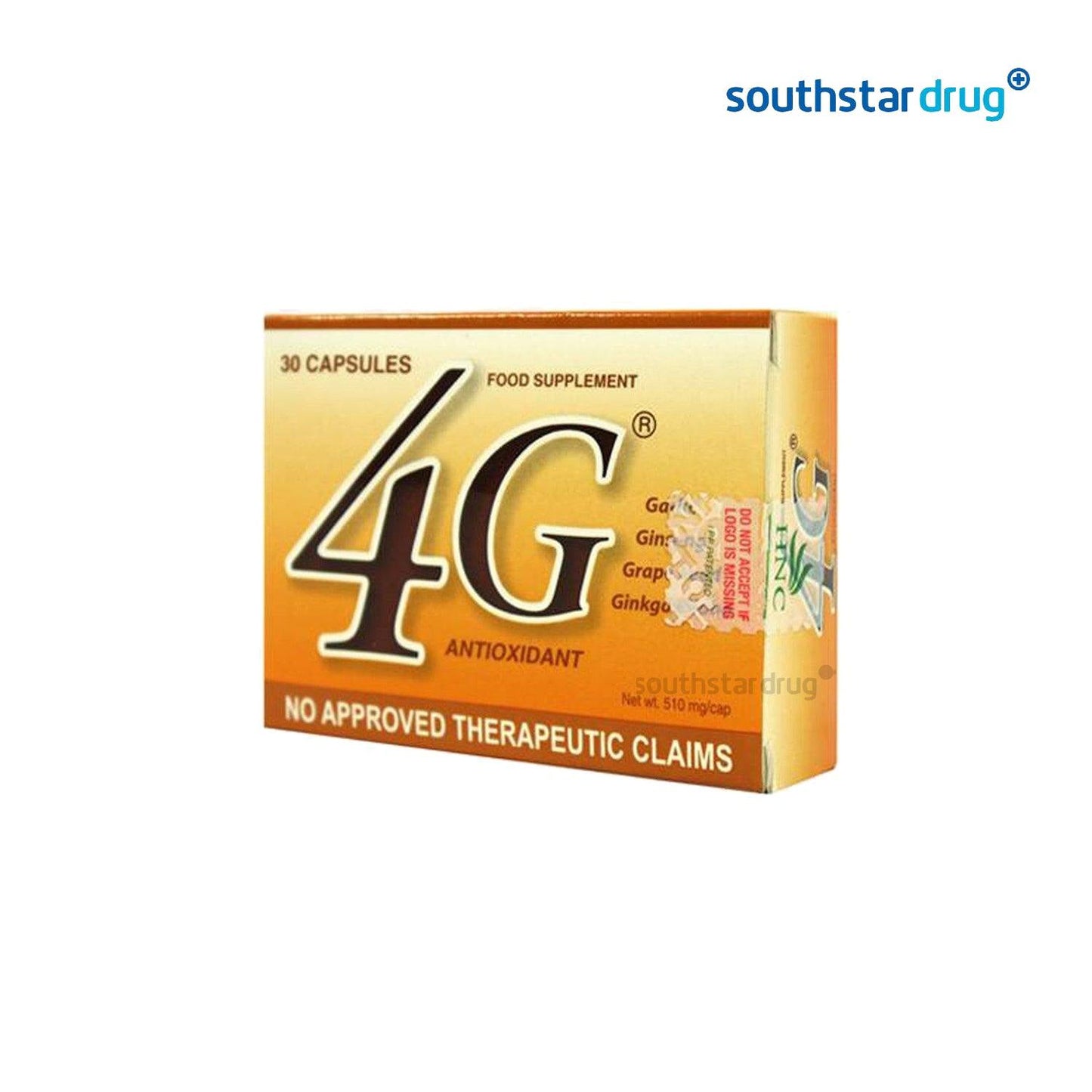 4G Food Supplement Capsule - 30s - Southstar Drug