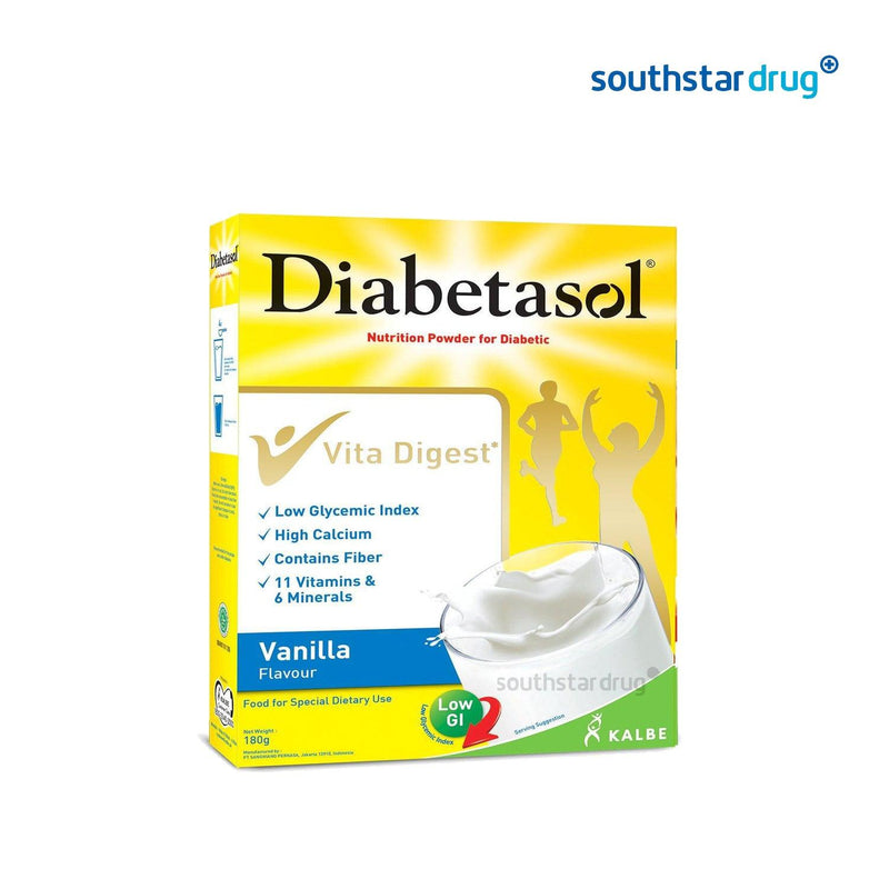 Diabetasol Vanilla 180g - Southstar Drug