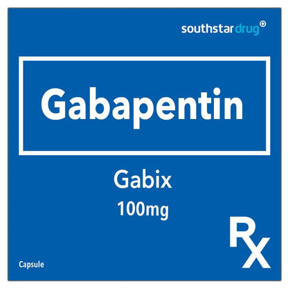 Rx: Gabix 100mg Capsule - Southstar Drug