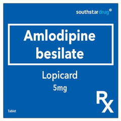 Rx: Lopicard 5mg Tablet - Southstar Drug