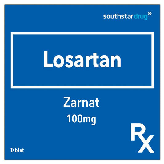 Rx: Zarnat 100mg Tablet - Southstar Drug