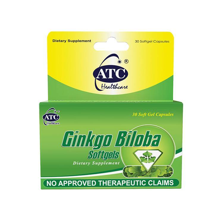 ATC Gingko Biloba 400mg Softgel - 30s - Southstar Drug