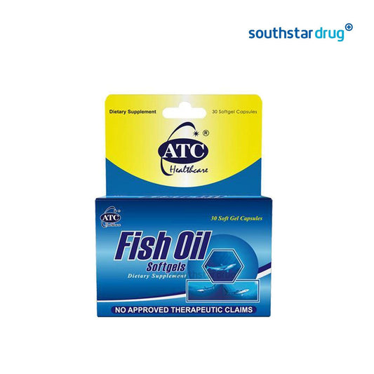 ATC Fish Oil Soft Gel Capsule - 10s - Southstar Drug