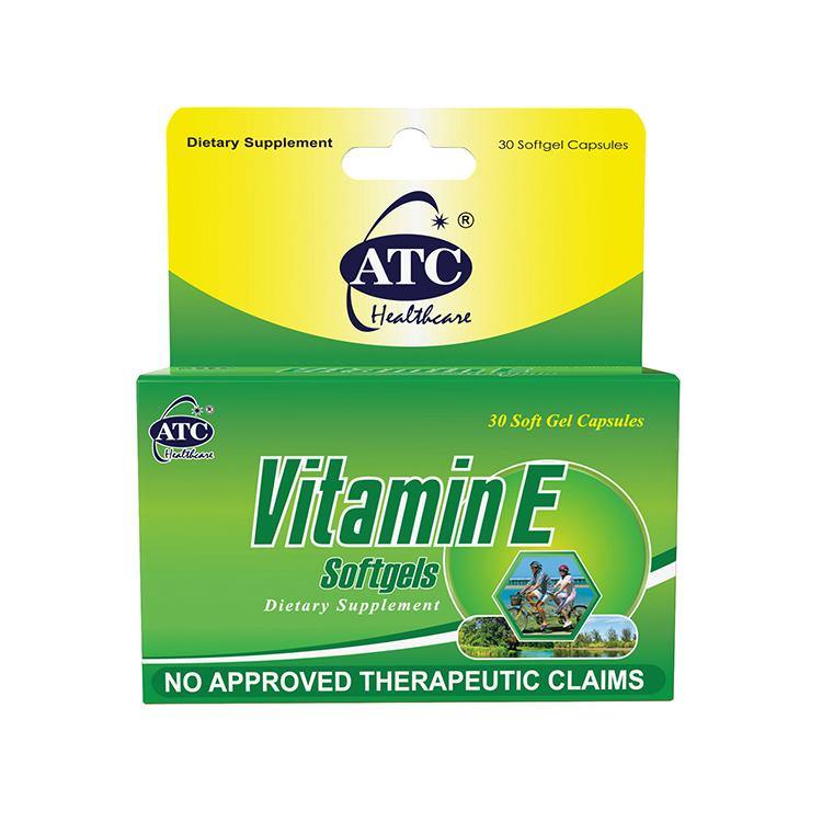 ATC Vitamin E 500mg Softgel - 30s - Southstar Drug