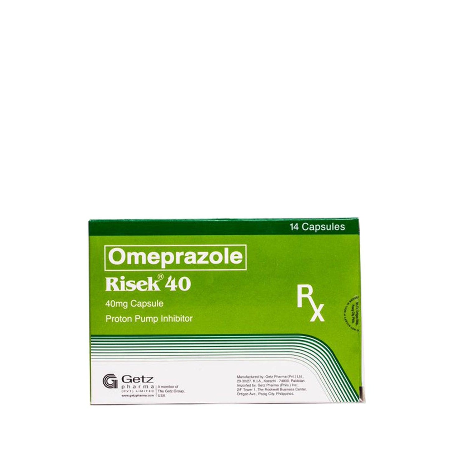 Rx: Risek Omeprazole 40mg Capsule - Southstar Drug