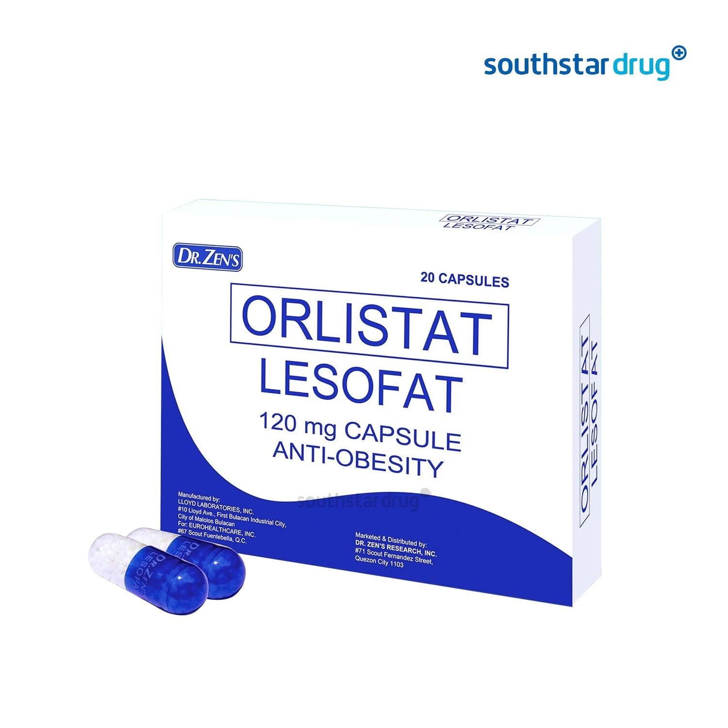 Buy Lesofat 120mg Capsule 20s Online Southstar Drug