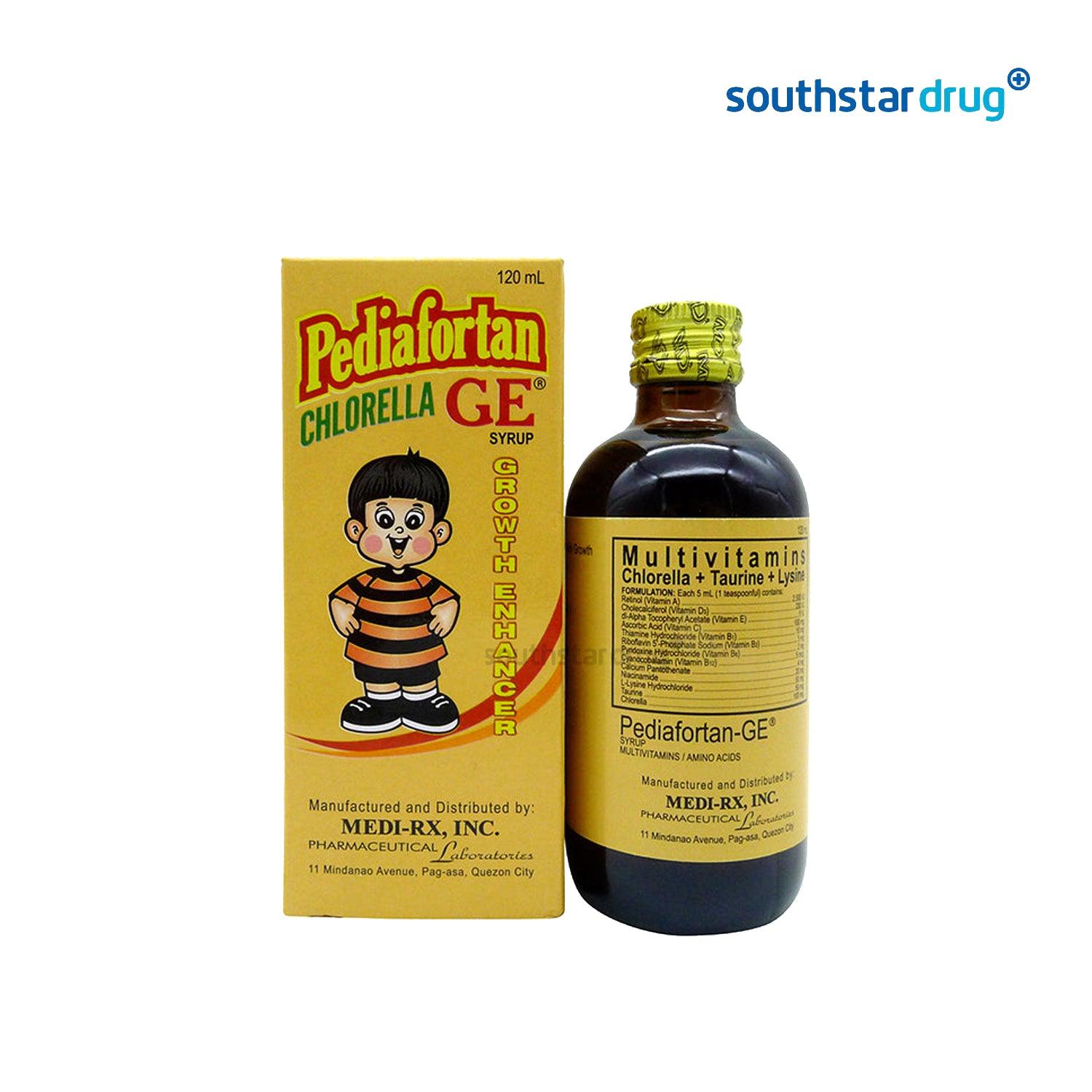 Pediafortan - Ge 120ml Syrup - Southstar Drug