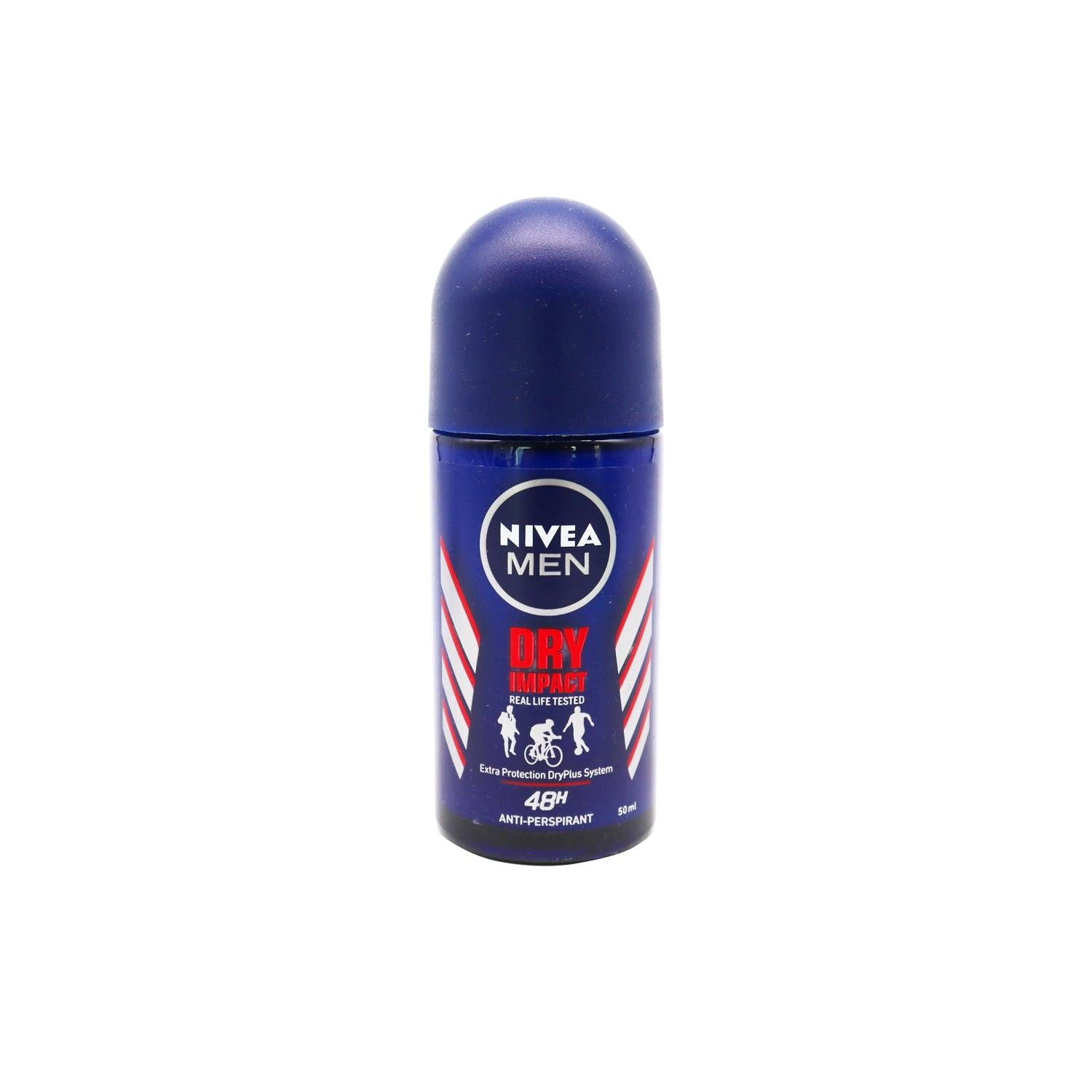 Nivea Men Dry Impact 50ml Roll On - Southstar Drug