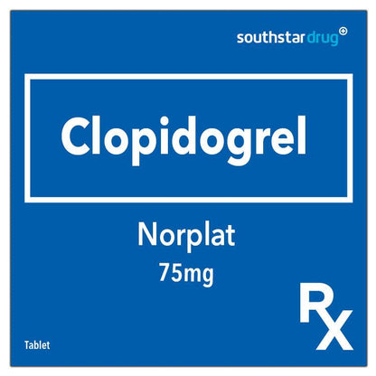 Rx: Norplat 75mg Tablet - Southstar Drug