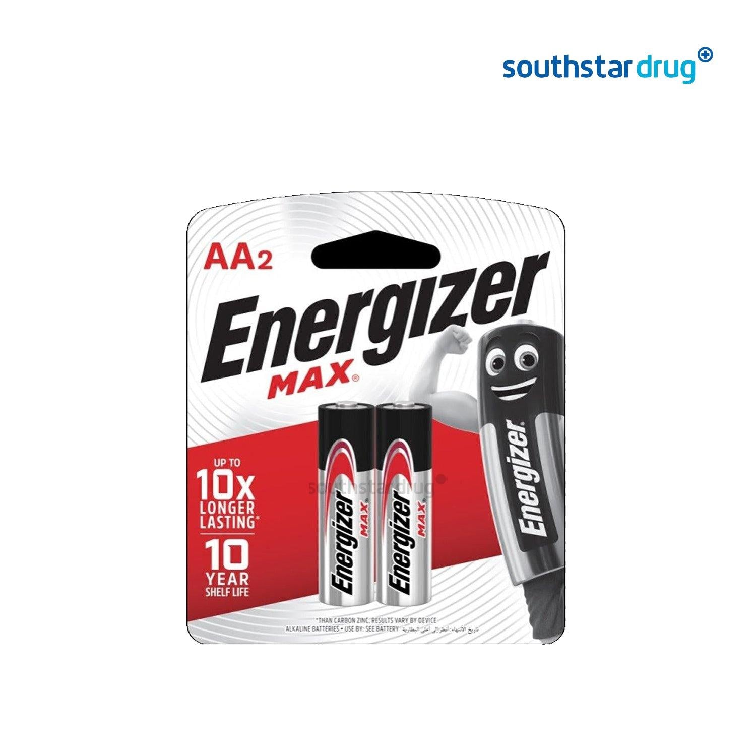 Energizer Battery Max AA 2 - Southstar Drug