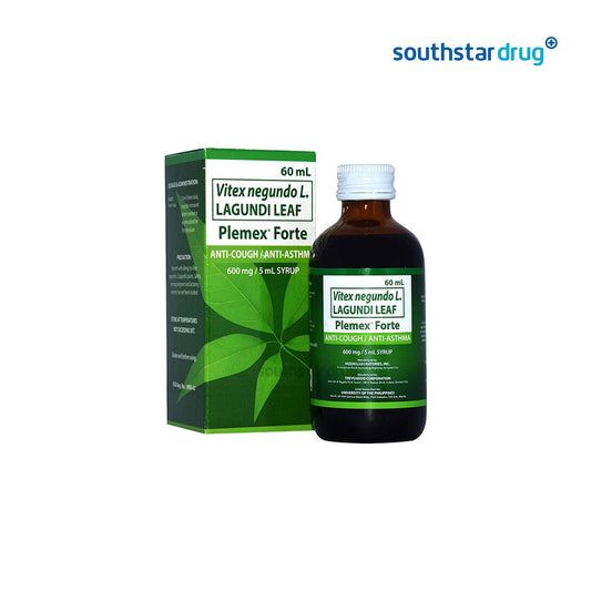 Plemex Forte 600mg / 5ml 60ml Syrup - Southstar Drug