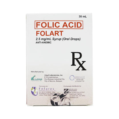 Folart 2.5mg /ml 30ml Drops - Southstar Drug