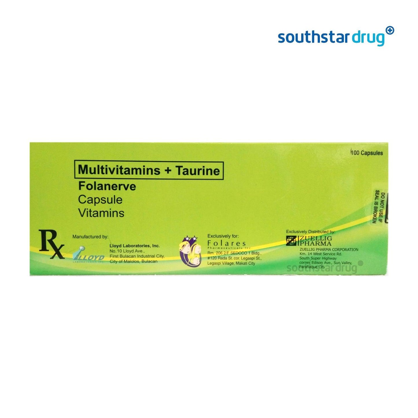 Folanerve Capsule - 20s - Southstar Drug